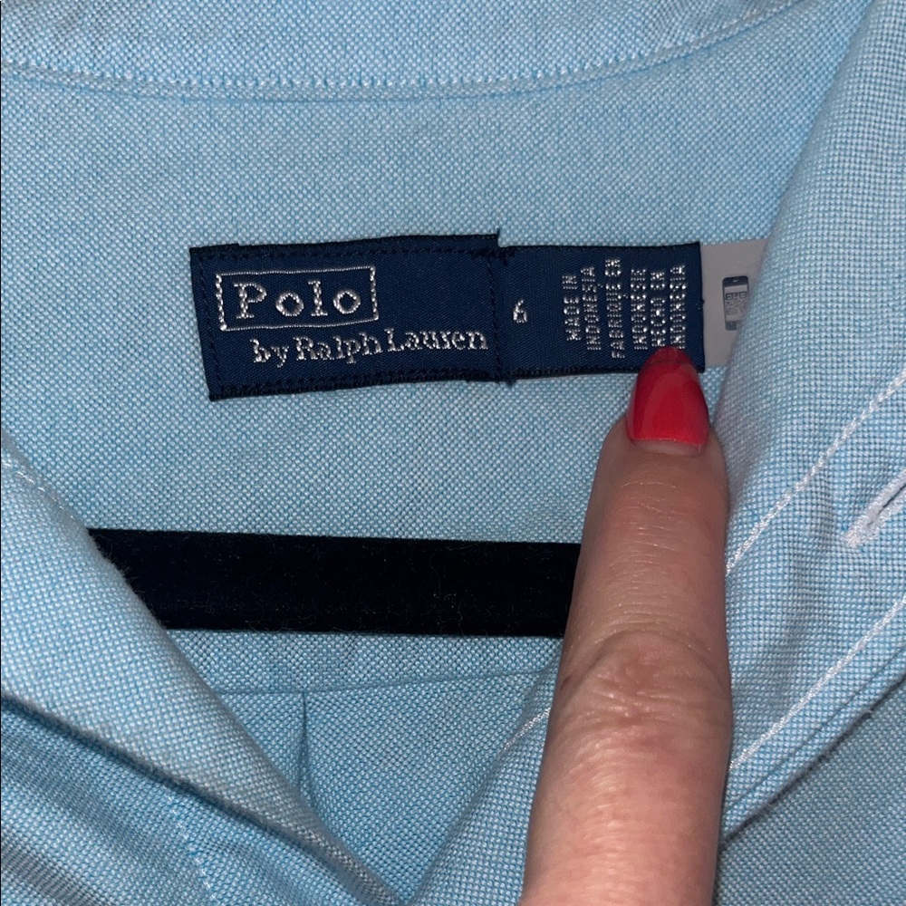 Polo by Ralph Lauren Sky Blue Casual Shirt - Picture 3 of 4
